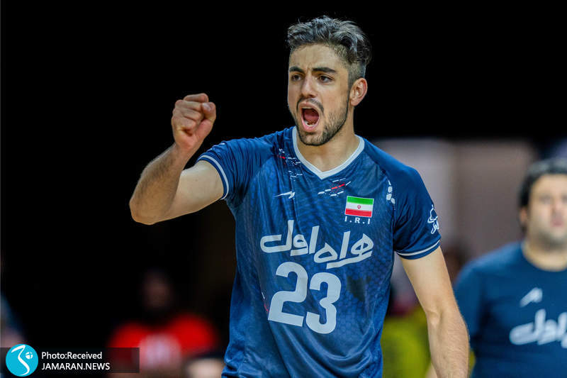 لیگ ملت های والیبال 2023 تیم ملی والیبال ایران بردیا سعادت