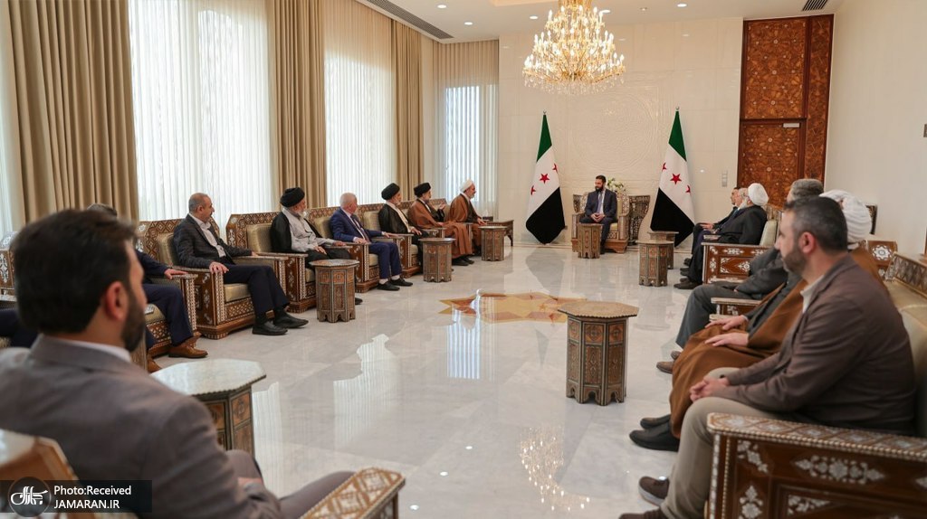 دیدار بزرگان شیعیان سوریه با جولانی (3)
