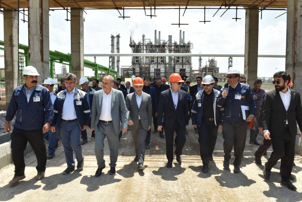 بازدید میدانی استاندار آذربایجان شرقی از مجتمع پتروشیمی تبریز  (3)
