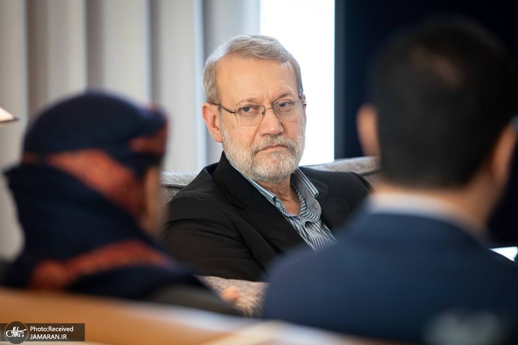 دیدار لاریجانی با سخنگوی انصارالله یمن در عمان  (2)