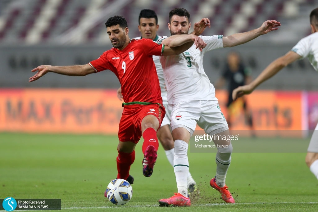 تیم ملی فوتبال ایران و عراق مقدماتی جام جهانی مهدی طارمی فرنس پتروس حداد