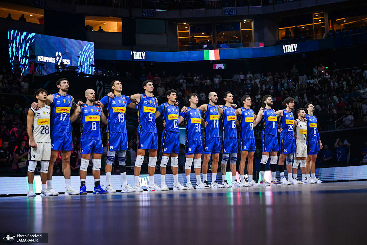 فینال والیبال قهرمانی جهان 2025 تیم ملی والیبال ایتالیا
