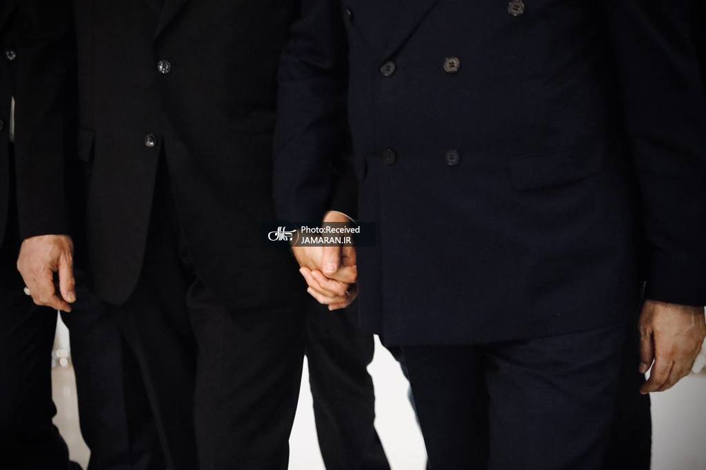 ژست پرتکرار لاریجانی در ملاقات های رسمی