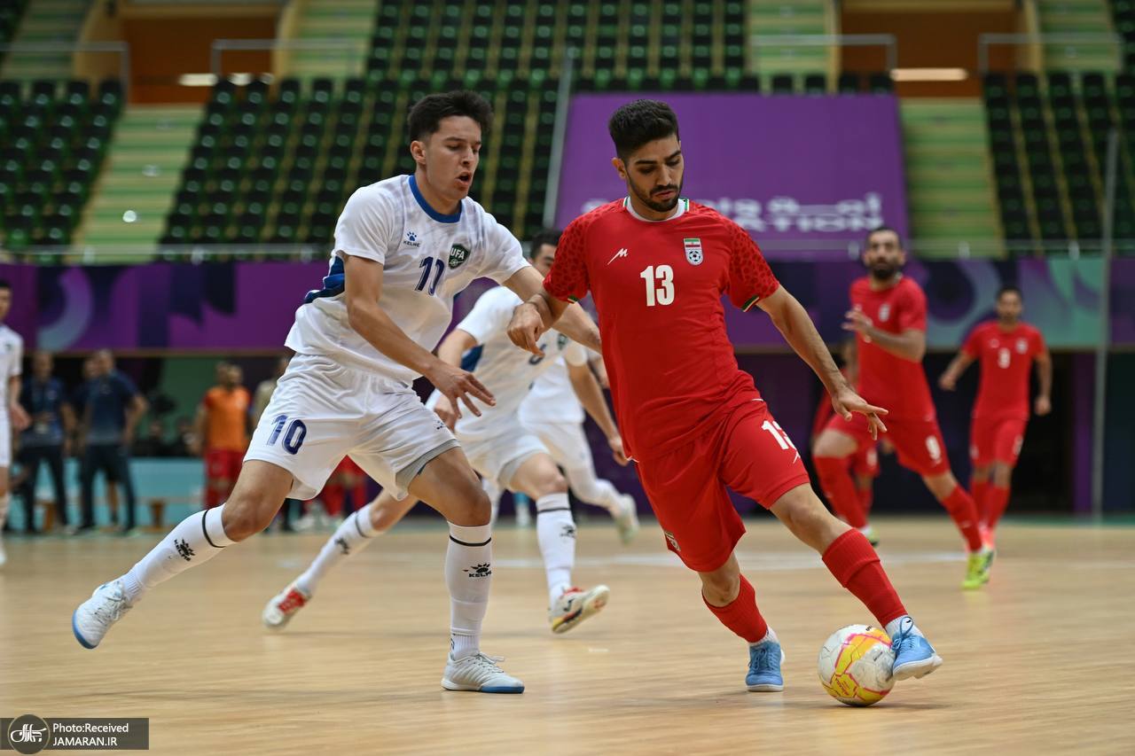 تیم ملی فوتسال ایران ازبکستان