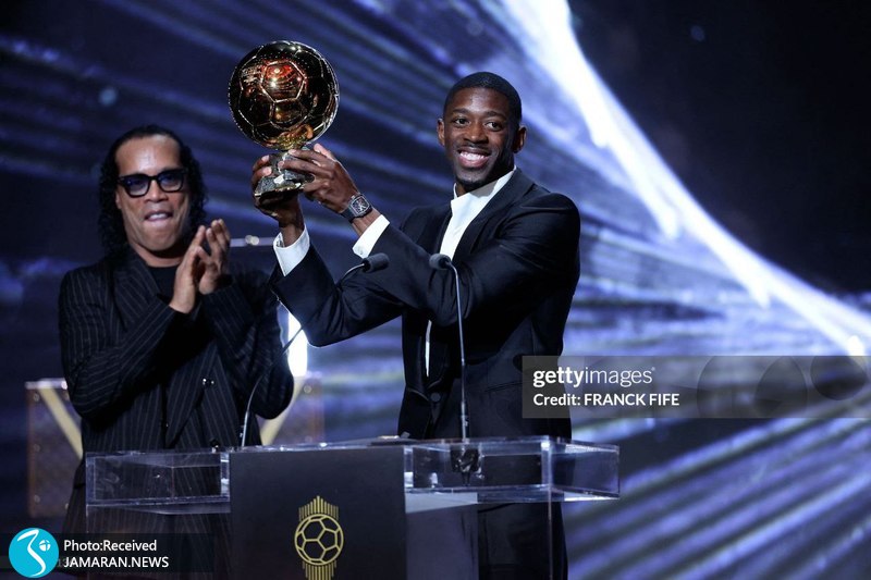 توپ طلا ۲۰۲۵ عثمان دمبله رونالدینیو