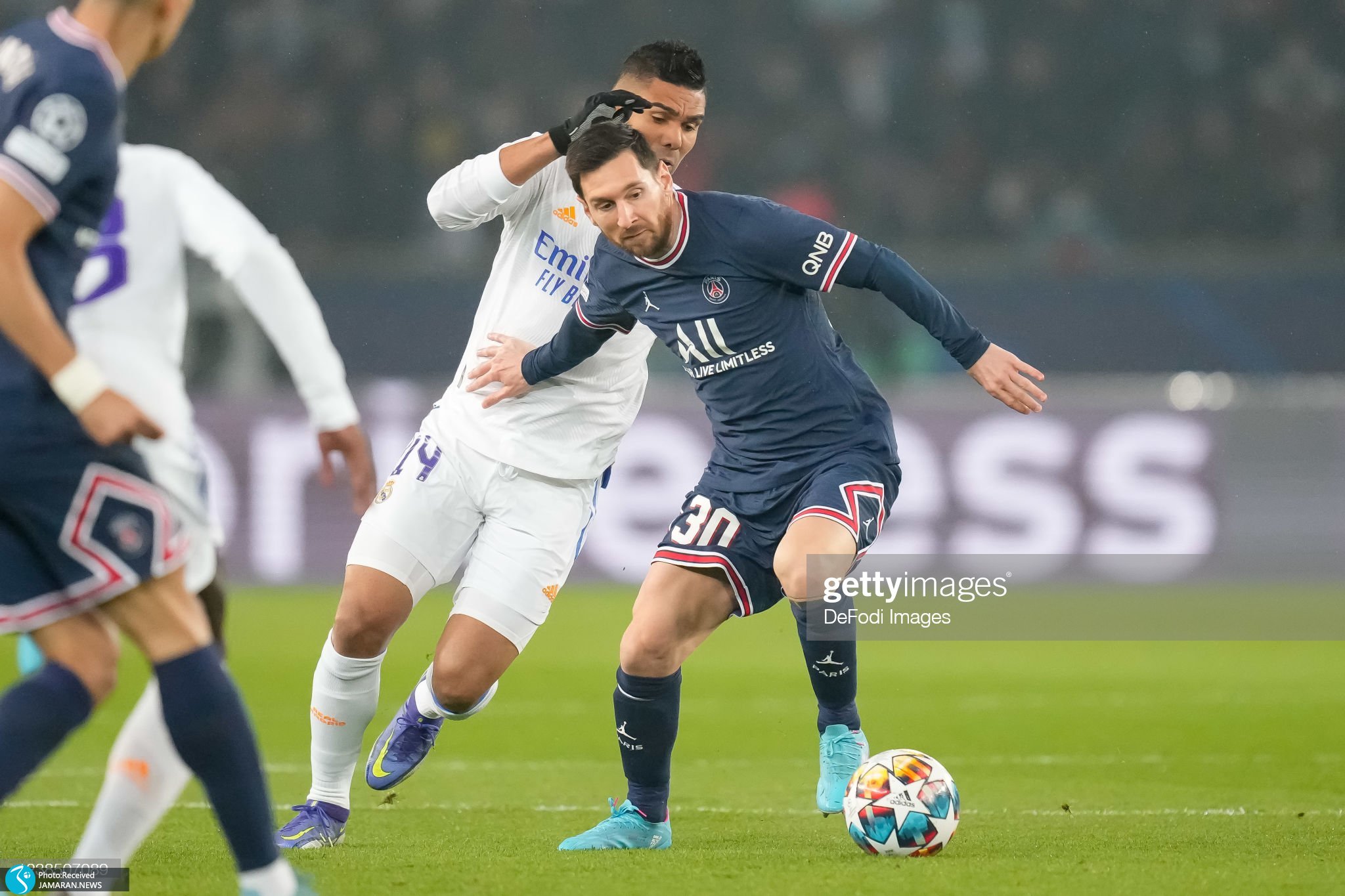 پاری سن ژرمن رئال مادرید لیونل مسی کاسمیرو