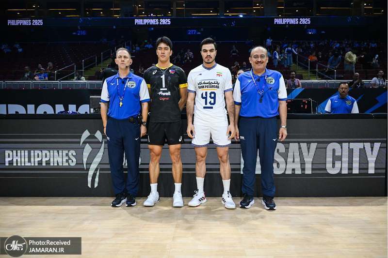 والیبال قهرمانی جهان ۲۰۲۵ تیم ملی والیبال ایران فیلیپین مرتضی شریفی