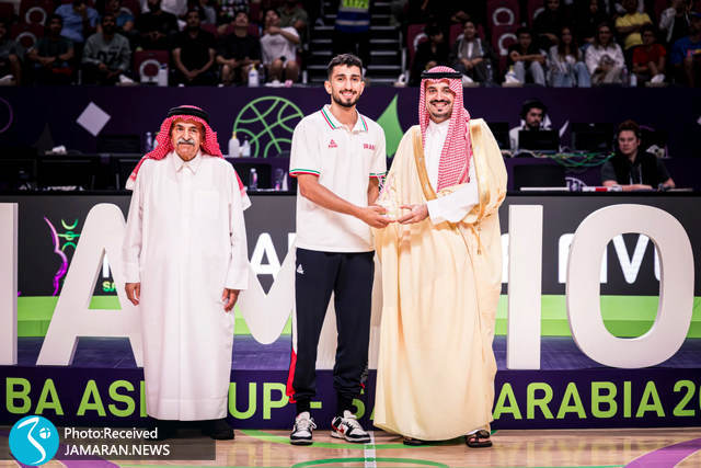 سینا واحدی بسکتبال کاپ آسیا