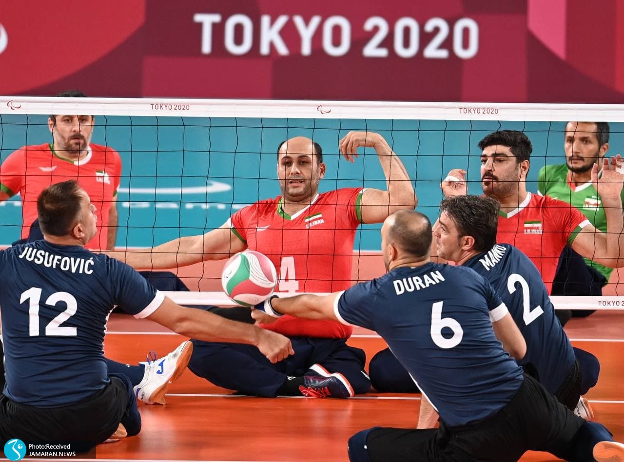 والیبال نشسته ایران و بوسنی در نیمه نهایی پارالمپیک توکیو