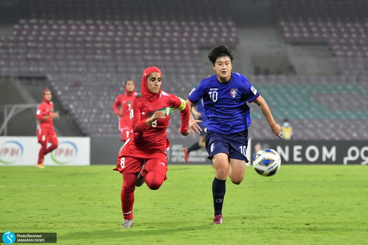 تیم ملی فوتبال زنان ایران چین تایپه