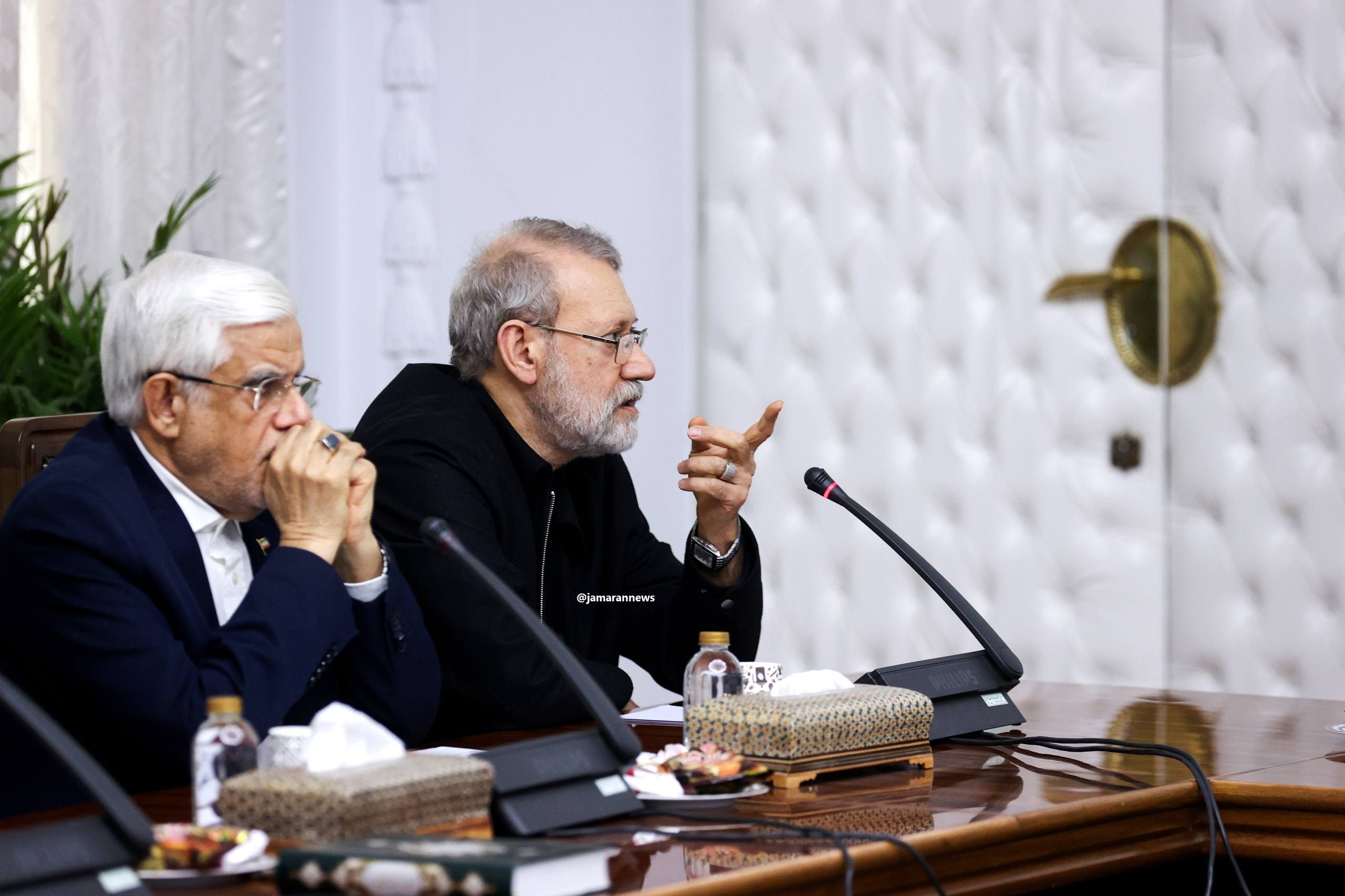 لاریجانی به جلسه شورای‌عالی هماهنگی اقتصادی سران قوا رفت (2)