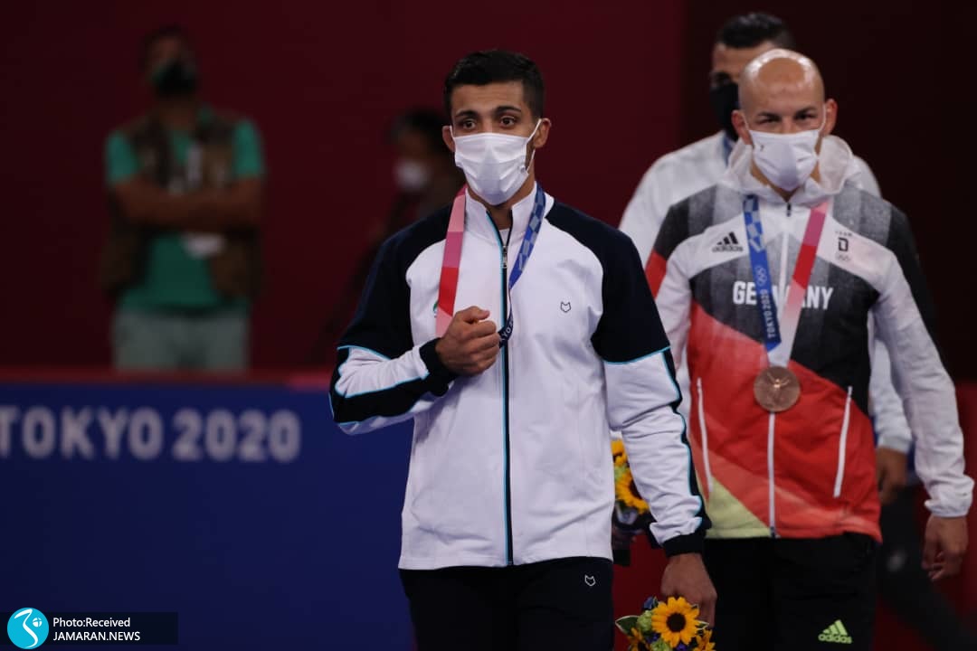 اهدای مدال محمدرضا گرایی المپیک 2020