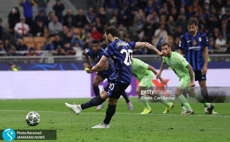 اینترمیلان بارسلونا اینترمیلان هاکان چالهان اوغلو