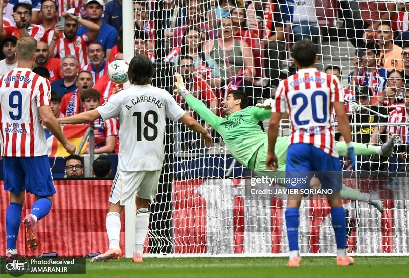 اتلتیکومادرید رئال مادرید اتلتیکومادرید تیبو کورتوا