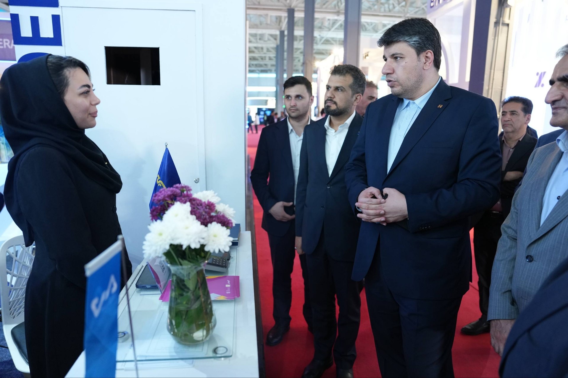 بازدید مدیرعامل بانک صادرات ایران از نمایشگاه الکامپ (7)