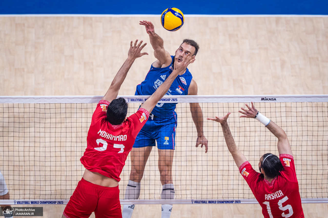 والیبال قهرمانی جهان 2025 تیم ملی والیبال ایران صربستان