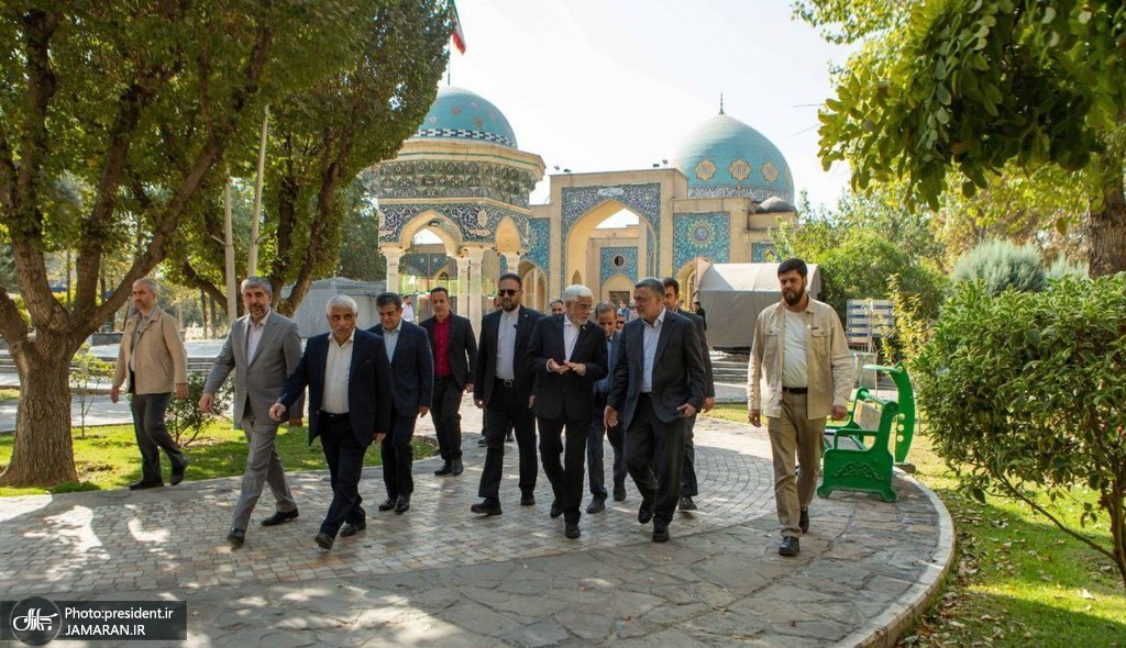 عارف در شصتوسومین جلسه هیأت امنای دانشگاه تربیت مدرس (1)