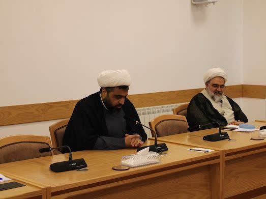 بازدید معاون ارتباطات و بینالملل حوزههای علمیه از پژوهشگاه مطالعات فقه معاصر و دیدار با رئیس پژوهشگاه (2)