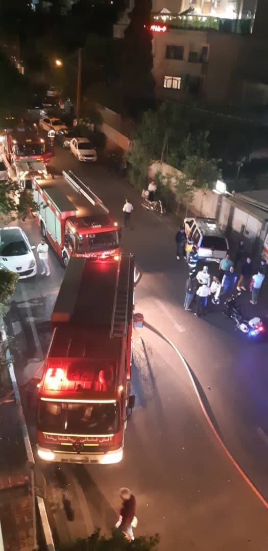 آتش سوزی خوابگاه زنان در تهران (3)