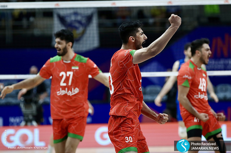 لیگ ملت های والیبال 2024 تیم ملی والیبال ایران مبین نصری