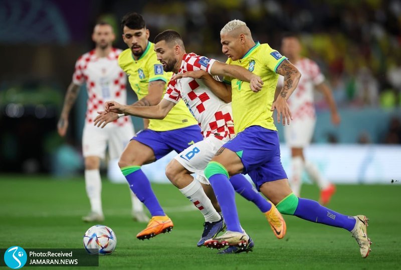 ریچارلیسون برزیل کرواسی جام جهانی 2022 تیم ملی کرواسی تیم ملی برزیل