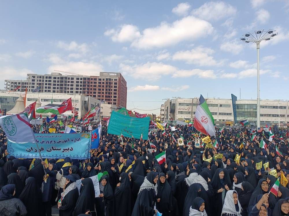 راهپیمایی مردم مشهد 2