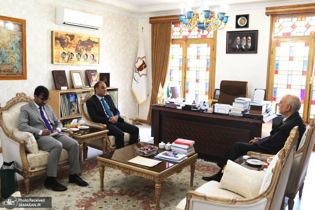 دیدار سفیر جدید پاکستان با رئیس بنیاد ایران‌شناسی (2)
