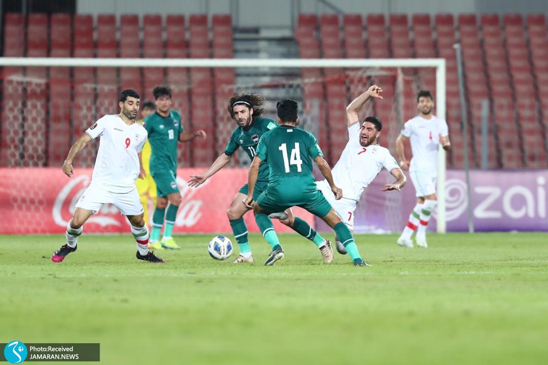علیرضا جهانبخش مقدماتی جام جهانی 2022 - تیم ملی فوتبال ایران - ایران و عراق