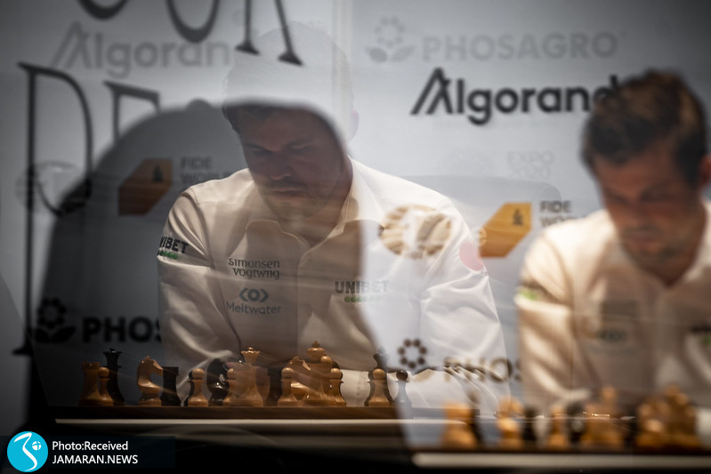 مسابقه شطرنج قهرمانی جهان مسابقه نهم مگنوس کارلسن