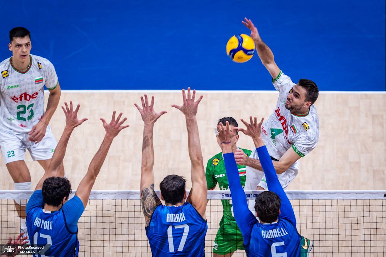 فینال والیبال قهرمانی جهان 2025 تیم ملی والیبال بلغارستان ایتالیا تیم ملی والیبال ایتالیا بلغارستان