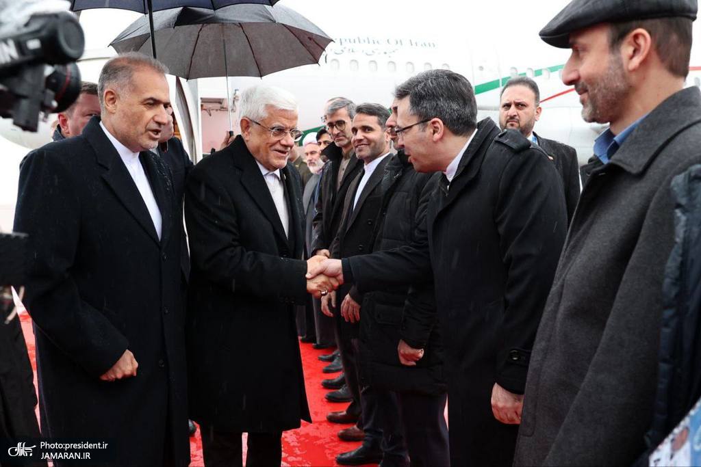 معاون اول رئیس‌جمهور وارد مسکو شد (1)