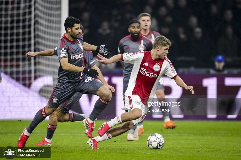 آژاکس المپیاکوس آژاکس مهدی طارمی