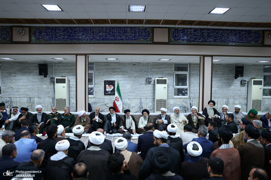 رئیسی در دیدار علما، نخبگان و بزرگان عشایر خوزستان