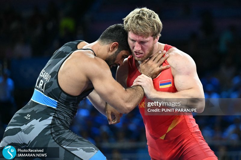 محمدهادی ساروی آرتور الکسانیان محمدهادی ساروی کشتی فرنگی المپیک پاریس محمدهادی ساروی المپیک پاریس ۲۰۲۴