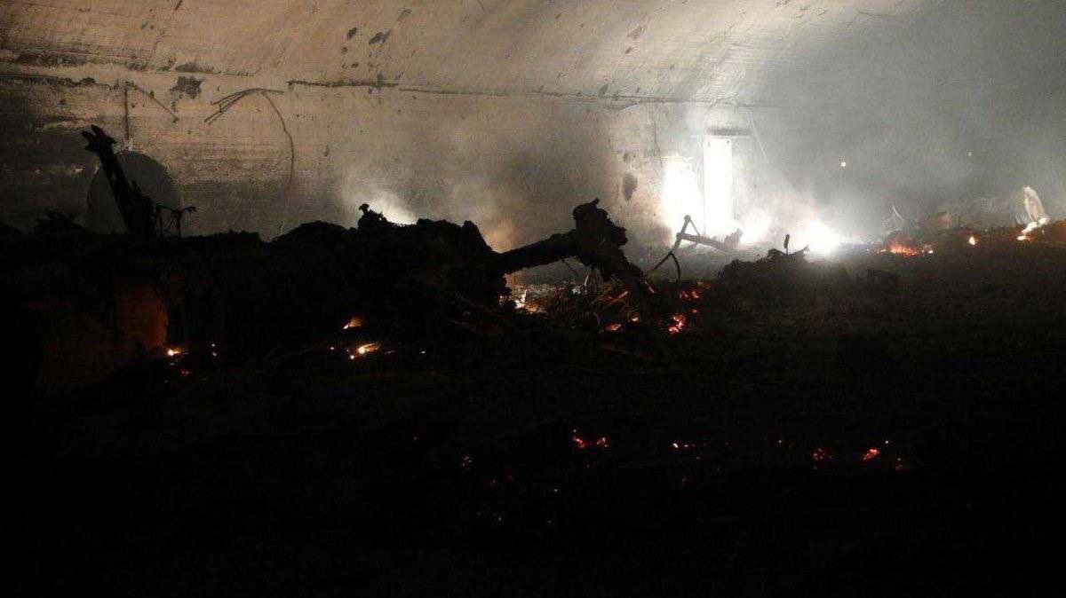 فرودگاه نظامی حماه در حمله اسرائیل نابود شد (2)