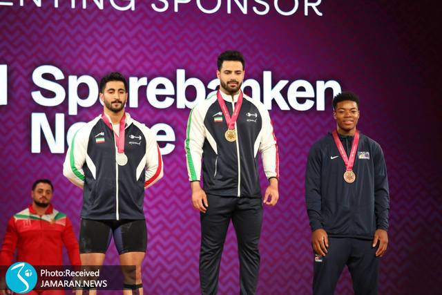 وزنه برداری قهرمانی جهان علیرضا معینی علی عالی پور