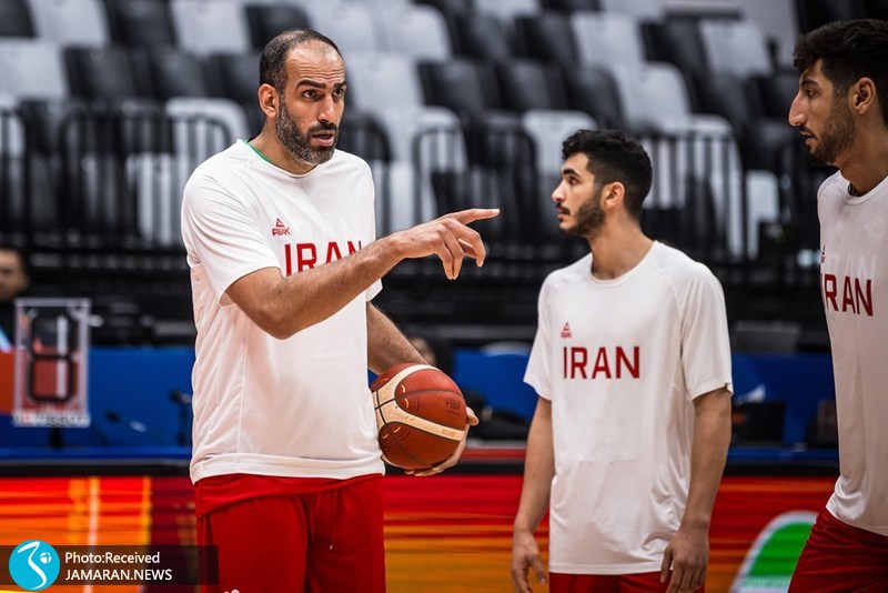 جام جهانی بسکتبال 2023 حامد حدادی تیم ملی بسکتبال ایران