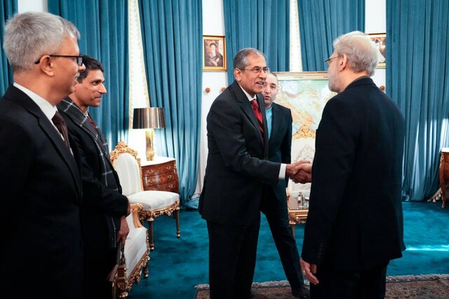 دیدار مقام امنیتی هند با علی لاریجانی  2 (2)