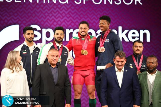 وزنه برداری قهرمانی جهان علیرضا معینی علی عالی پور