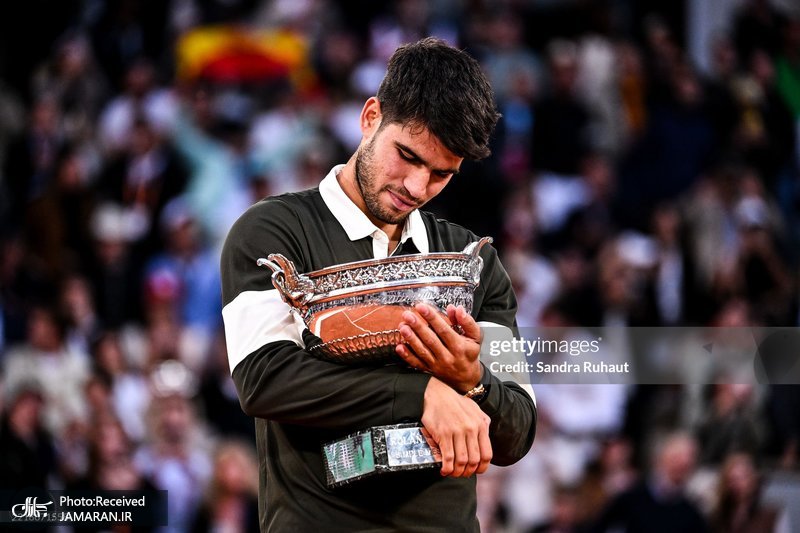 کارلوس آلکاراس رولان گاروس ۲۰۲۵ رولن گاروس ۲۰۲۵