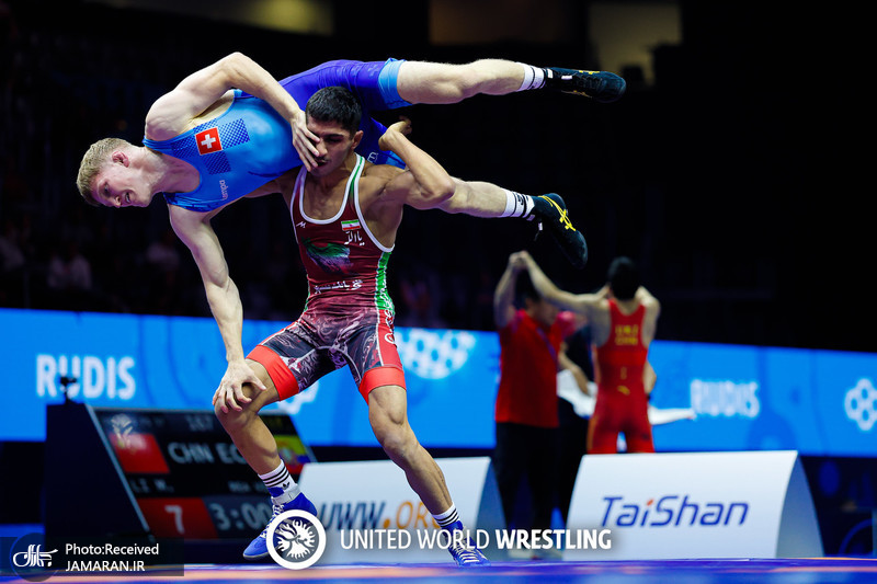 کشتی آزاد قهرمانی جهان ۲۰۲۵ زاگرب تیم ملی کشتی آزاد ایران علی مومنی