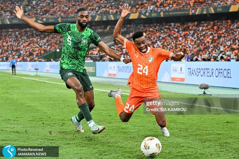 فینال جام ملت های آفریقا ۲۰۲۴ تیم ملی فوتبال نیجریه ساحل عاج تیم ملی فوتبال ساحل عاج نیجریه