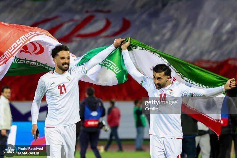 تیم ملی فوتبال ایران سامان قدوس امید نورافکن