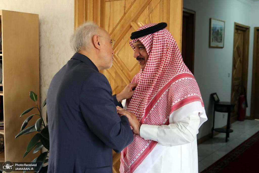 دیدار و گفتوگوی سفیر عربستان با علی اکبر صالحی رئیس بنیاد ایرانشناسی (4)