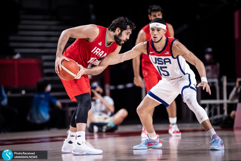 بسکتبال ایران و آمریکا در المپیک 2020 توکیو