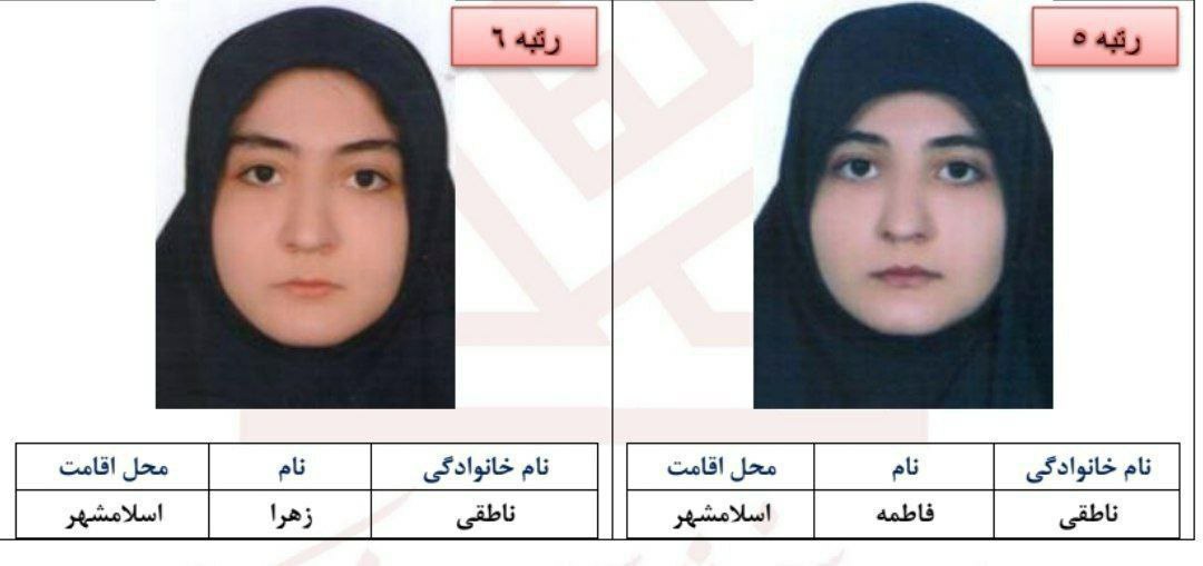 شگفتی سازی خواهران دوقلو در کنکور 1404