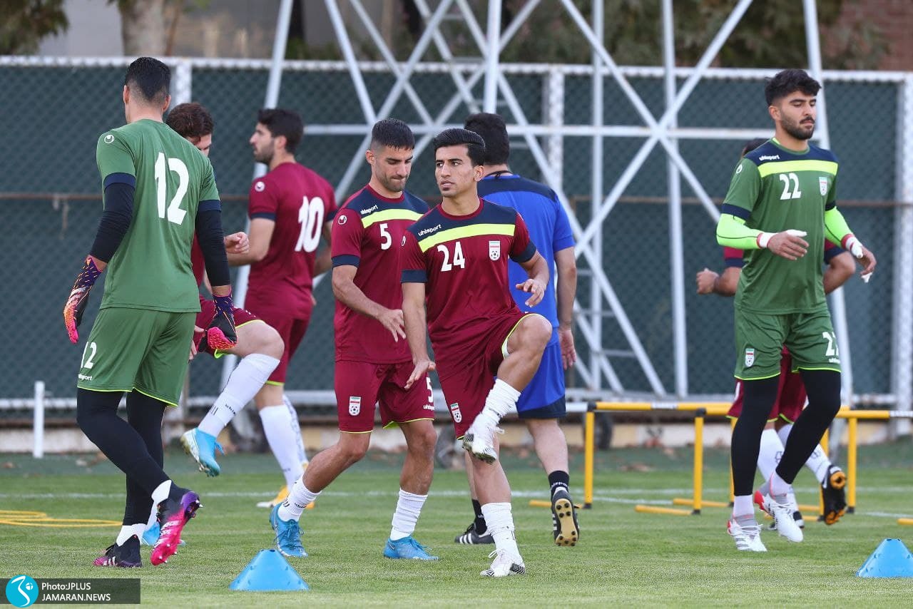 تمرین تیم ملی فوتبال ایران در تهران