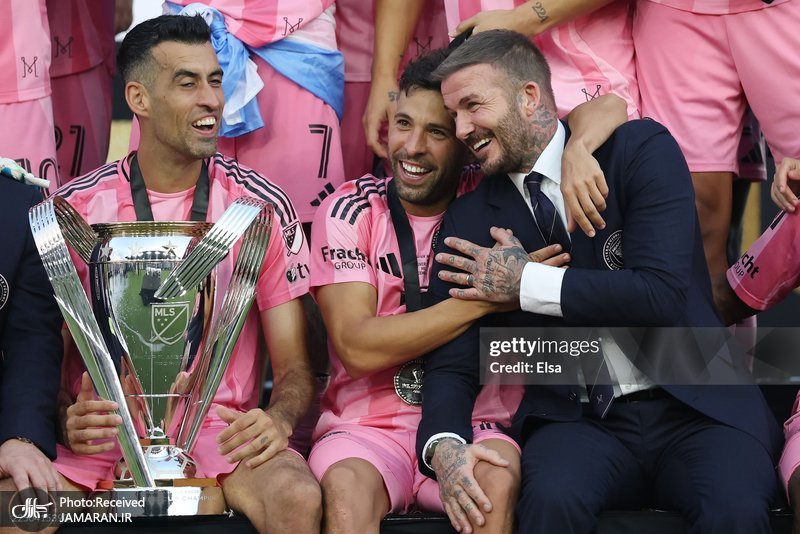 اینترمیامی جردی آلبا دیوید بکام