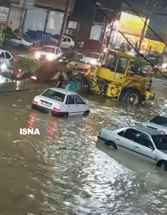 آبگرفتگی منازل و مغازه‌ها در سوادکوه شمالی  (2)