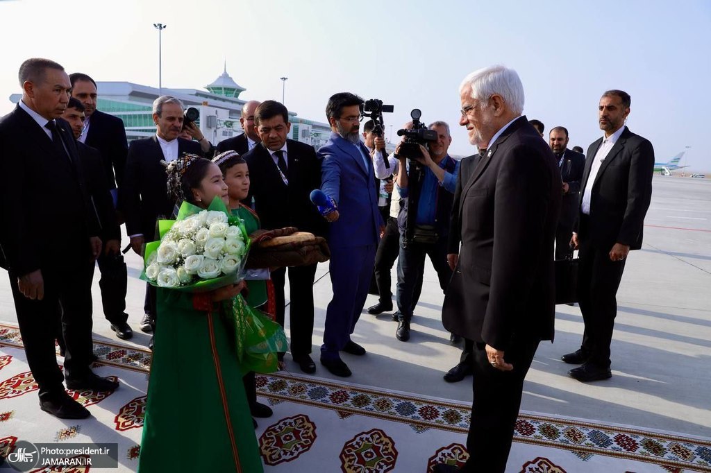 عارف وارد ترکمنستان شد (2)